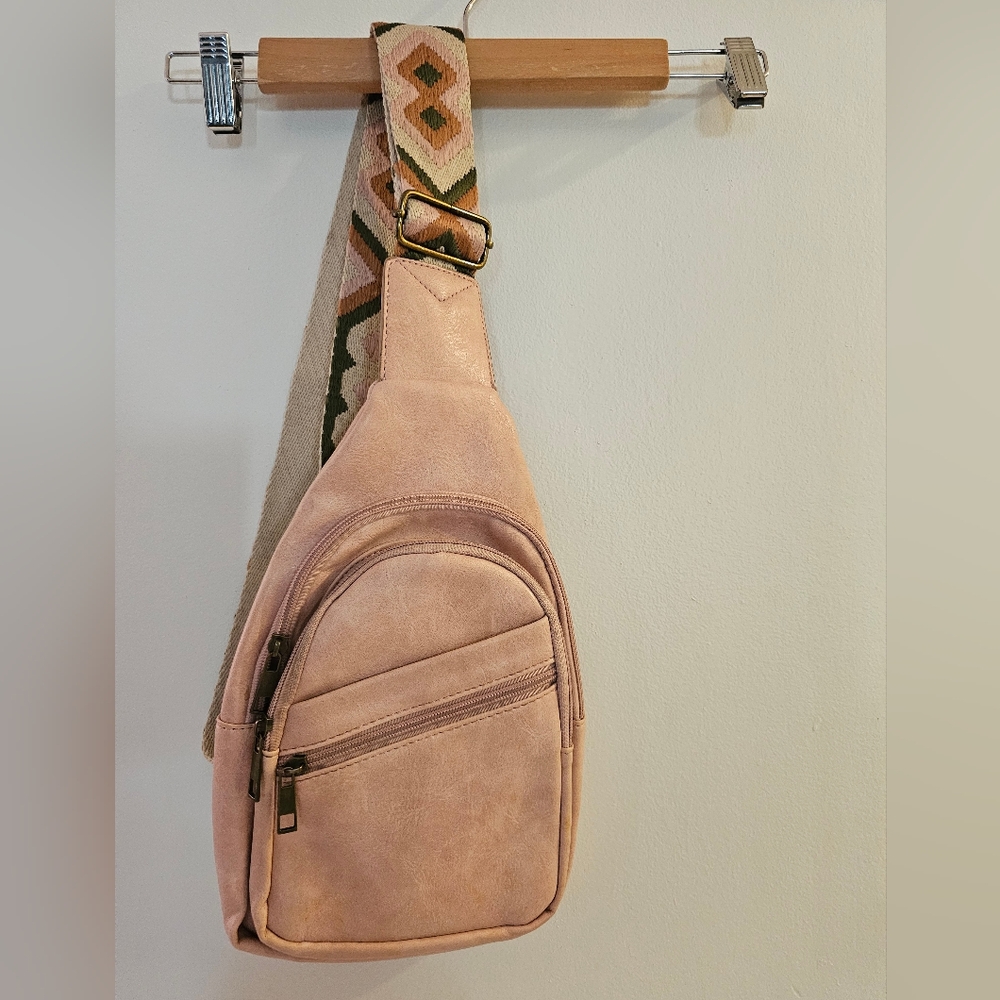 Amazon Essentials Pink Crossbody Bag